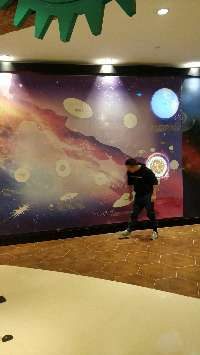 清河五彩城 儿童乐园墙面触摸 调试完成  — 华润五彩城 数字展厅项目