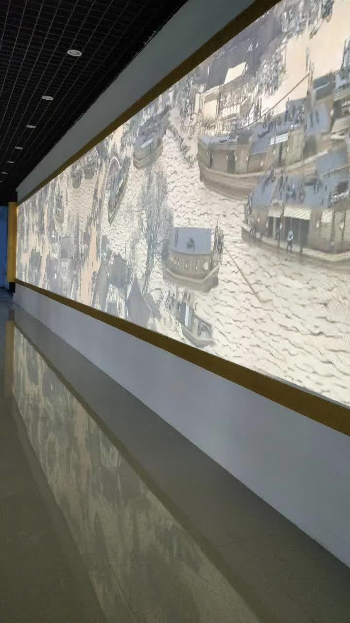 邢台酒文化展厅 8通道融合 投影瀑布 幻影成像 — 邢台 数字展厅项目