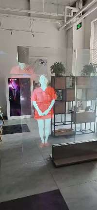 北京全息正投测试 不需要关灯 正投不晃眼 — 北京 数字展厅项目