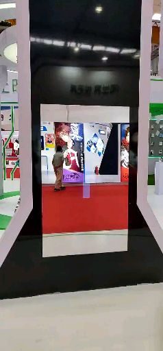 网络文学会展 百度展台 65寸竖镜面屏 — 北京 数字展厅项目
