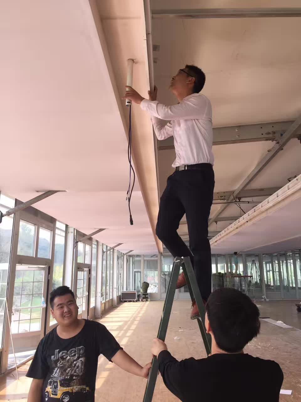 雁栖湖国际高尔夫俱乐部沃尔沃公开赛多媒体全息区搭建 — 现场照片 2